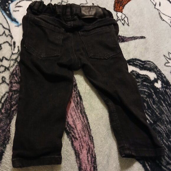 Baby H&M Conscious & Denim Slim Fit 4-6 Month Black Jeans Infant - Picture 3 of 6